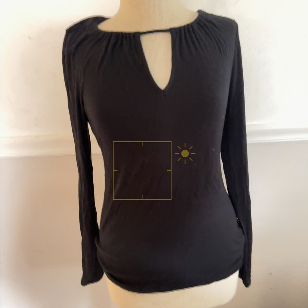 INC International Concepts Black Blouse Chic and Versatile